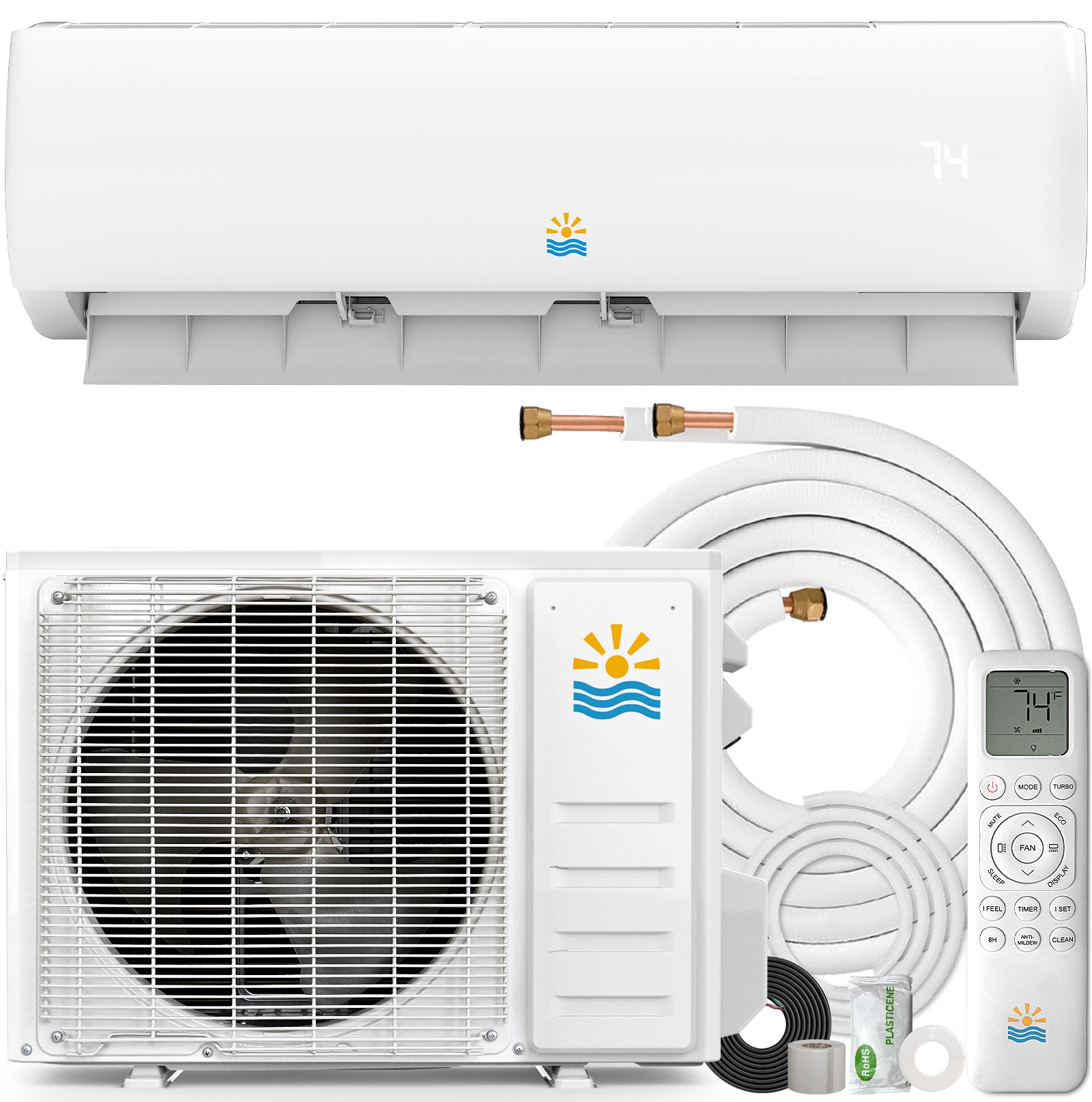Oylus OAS-01 17,000 BTU Wall-Mounted Split AC | 230V, SEER 17 | White