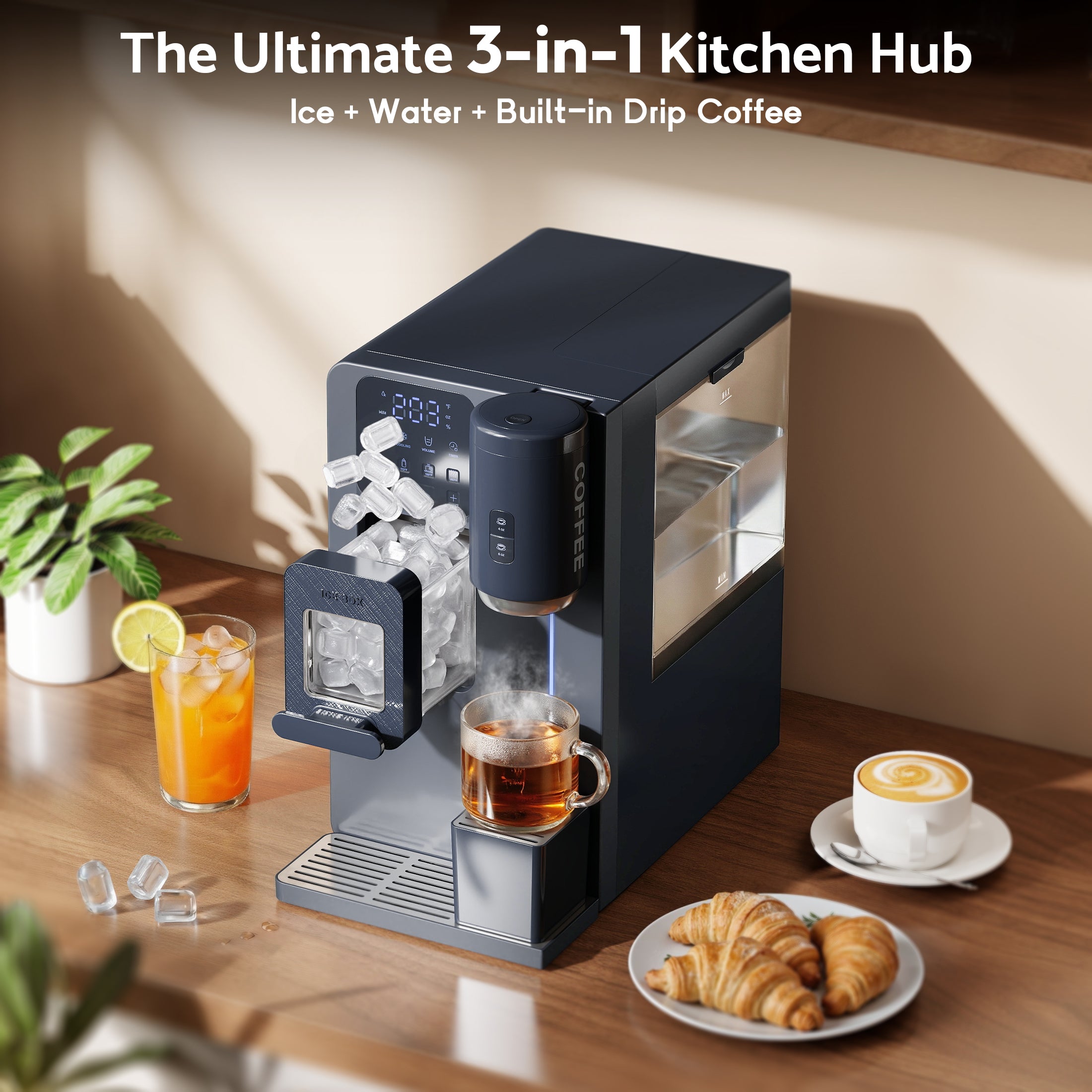 3-in-1 Water Dispenser with Ice Maker (MHC-4IC)