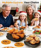 4-in-1 Portable Glass Air Fryer