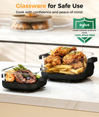 4-in-1 Portable Glass Air Fryer